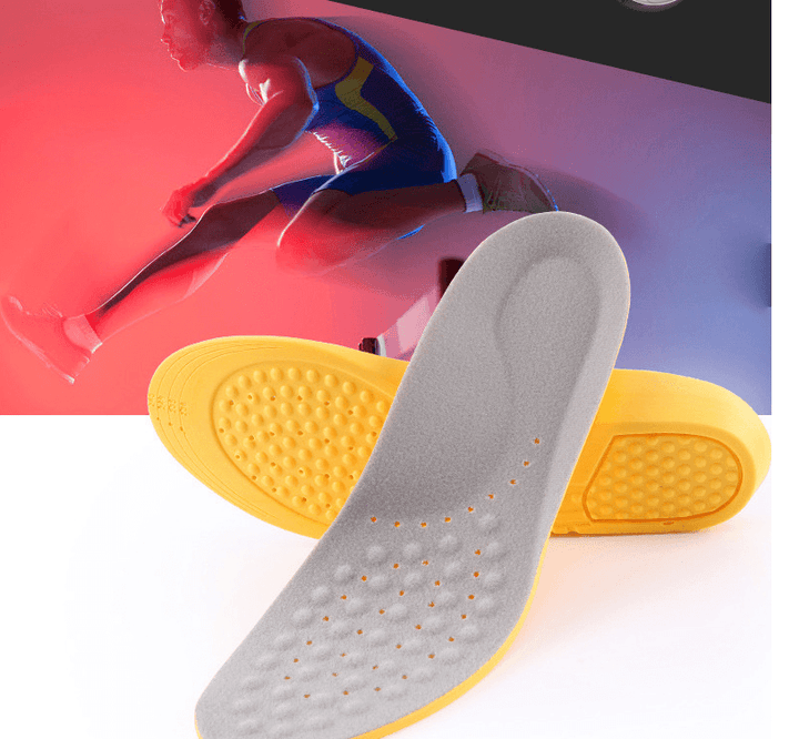 MassageBean Cushioned Sports Insoles - Athletes Running Insoles - Ashour Shoes