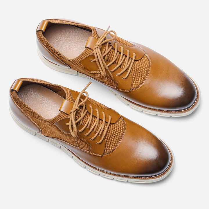 Tirolese - Leather brogue Dress Sneakers For Men (Oxford Inspired) - Ashour Shoes