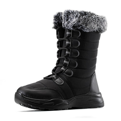 Lace Up Unisex Winter Snow Boots - Wool Boots