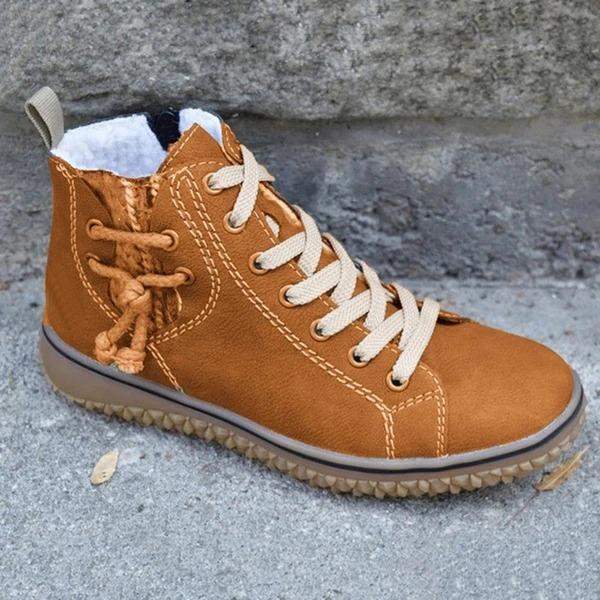 Orthopedic Ankle Boots - New flat heel snow boots - Unisex - Ashour Shoes