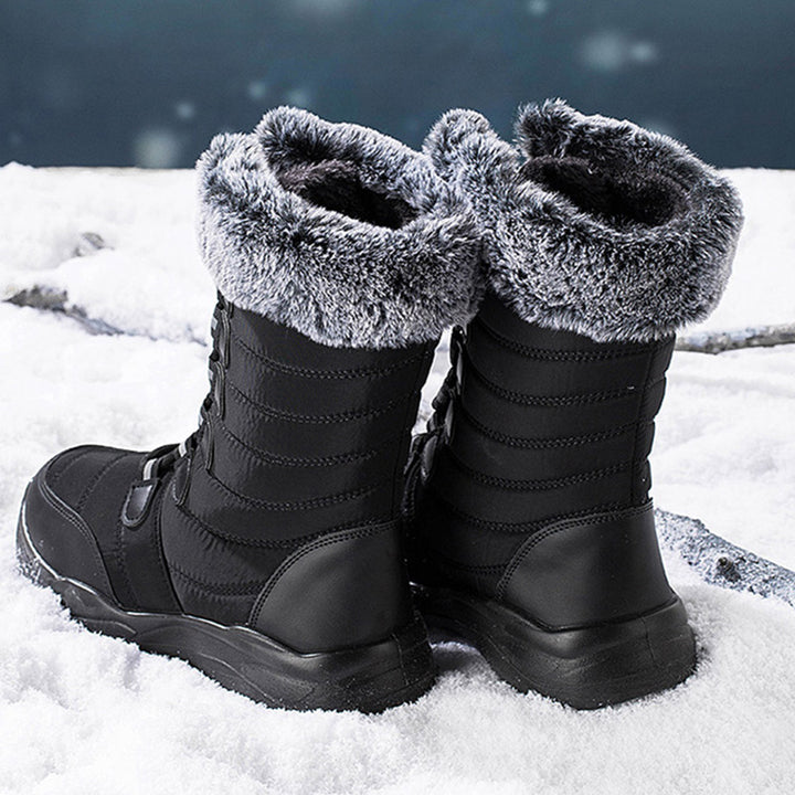 Lace Up Unisex Winter Snow Boots - Wool Boots