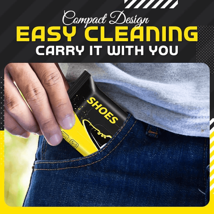 Powerful Shoe Cleaning Wipes - Disposable Shoes Cleaner - Ashour Shoes