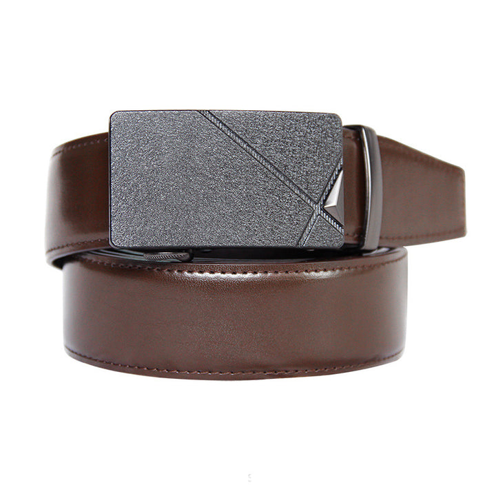 The LVU - Men's Leather Belt - Ashour Shoes