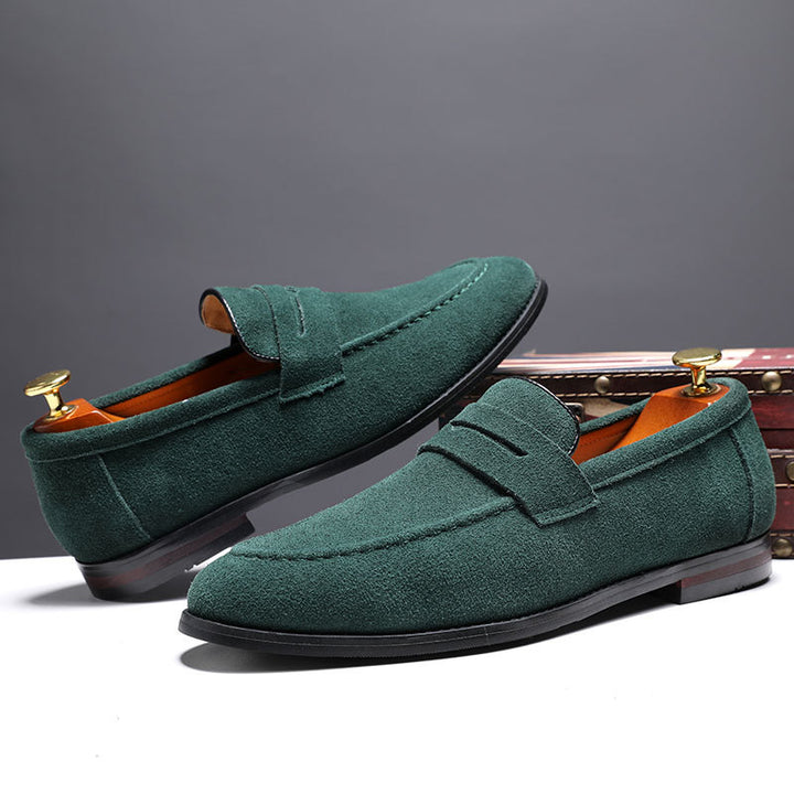 Nubuck - Casual Loafers for Men - Ashour Shoes