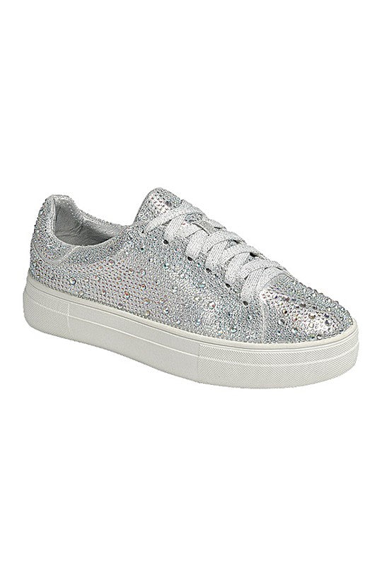 DOLCE6 - RHINESTONE laced Sneakers For women