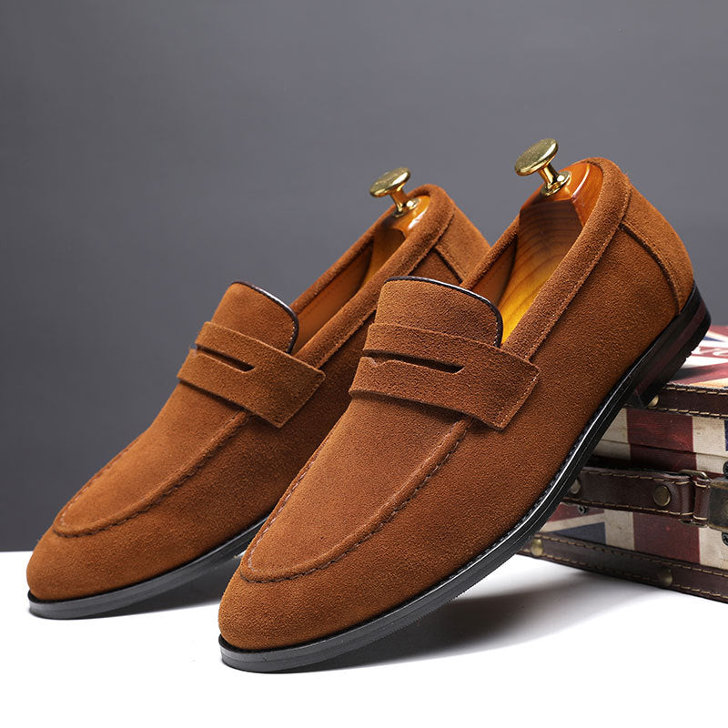 Nubuck - Casual Loafers for Men - Ashour Shoes