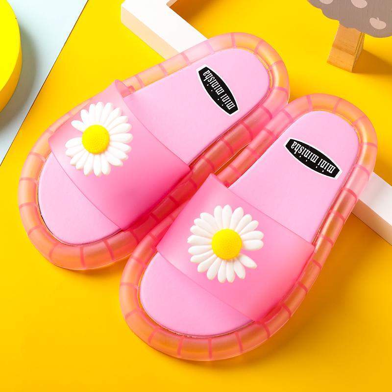 Light Up Slippers Children LED Kids Slippers Baby Bathroom Sandals Kids Shoes for Girl Boys Flip Flops Toddler