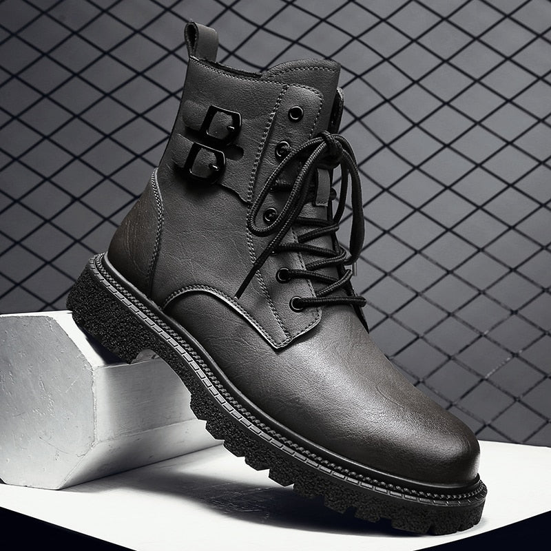 MVVT 2 - High-Quality Men's Ankle Leather Boots