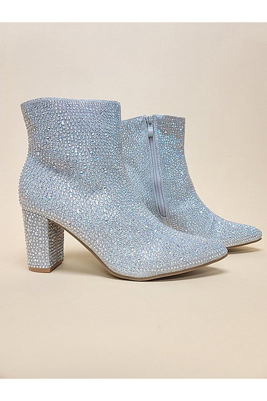 ICEBERG - Glitter High Heels Booties for Women - Ashour Shoes