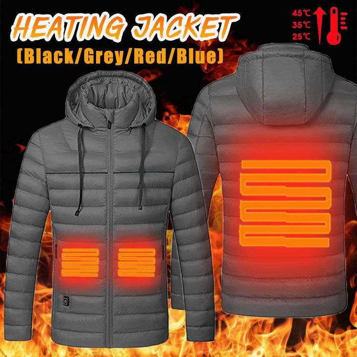 Heated cotton smart electric jacket