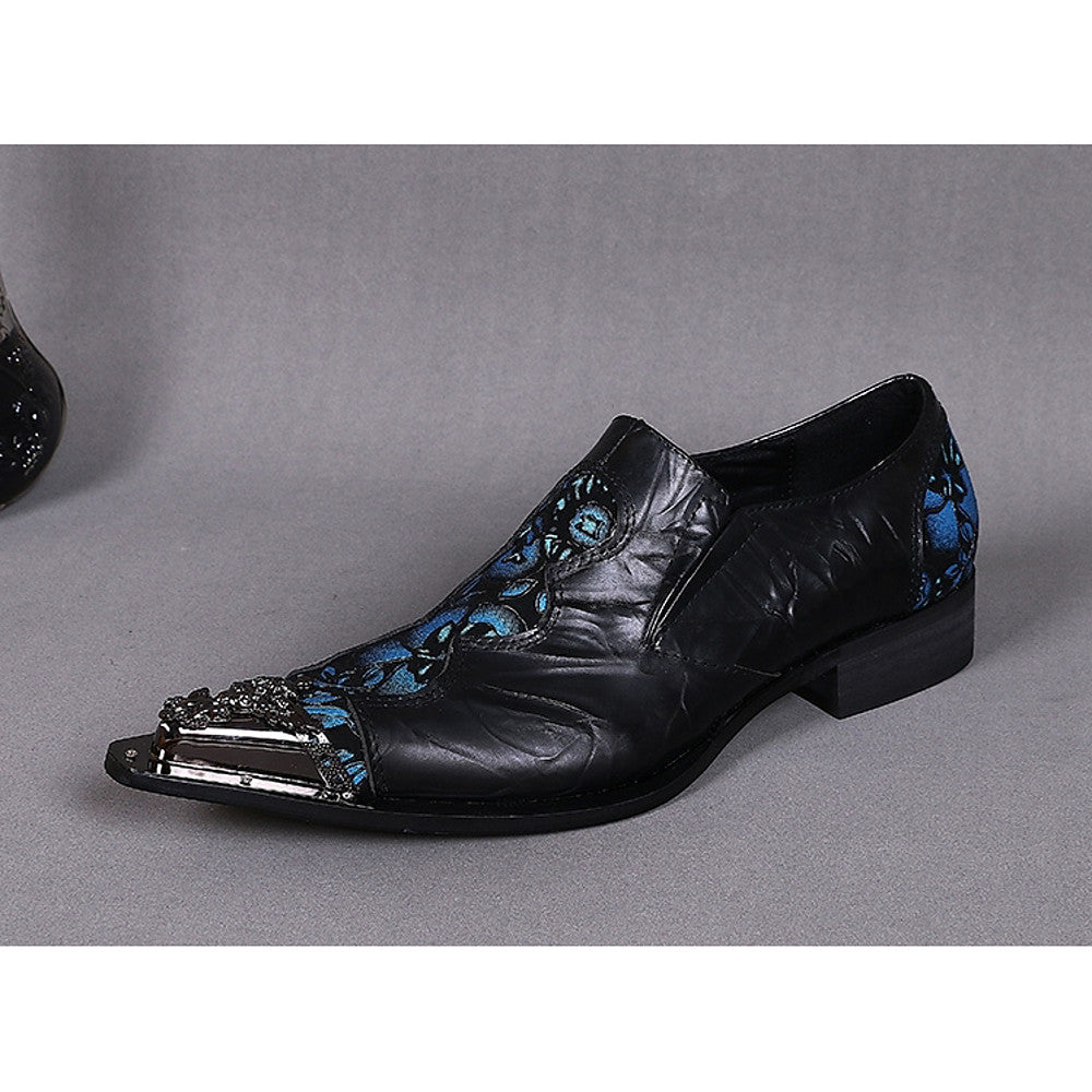 Men's Novelty Shoes - Chinoiseries Black Oxfords