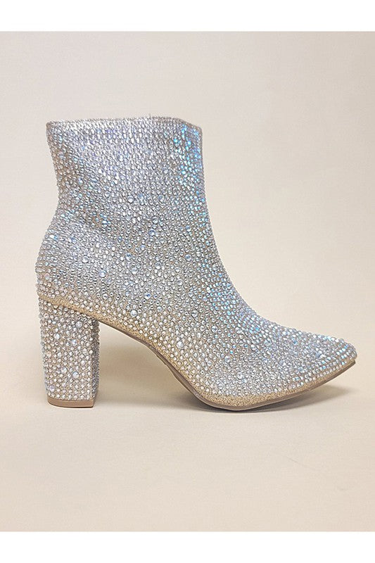 ICEBERG - Glitter High Heels Booties for Women - Ashour Shoes