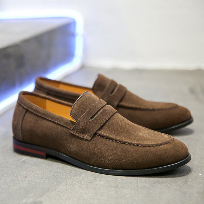 Nubuck - Casual Loafers for Men - Ashour Shoes