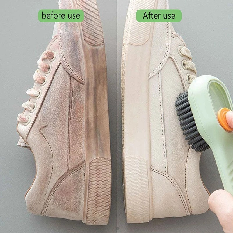 Automatic Liquid Discharge Shoe Brush
