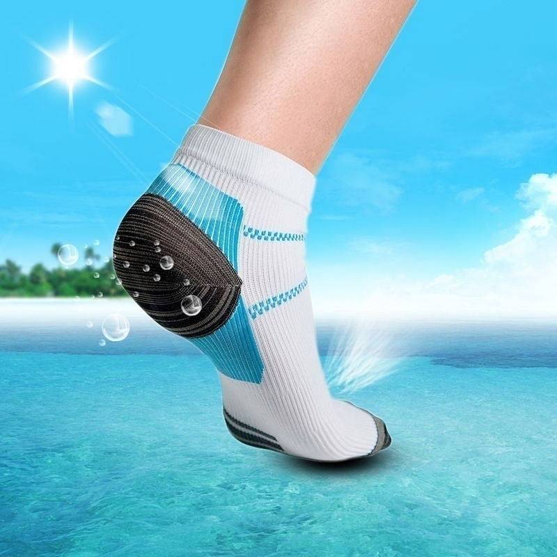 SuperSock - Socks For Plantar Fasciitis, Bone Spurs & Achilles Heel Relief - Ashour Shoes