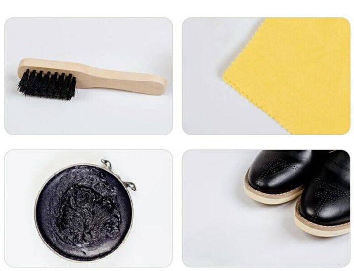 Premium Shoes Cleaning - Shoes Polishing Care Kit (8 Pieces) - Ashour Shoes