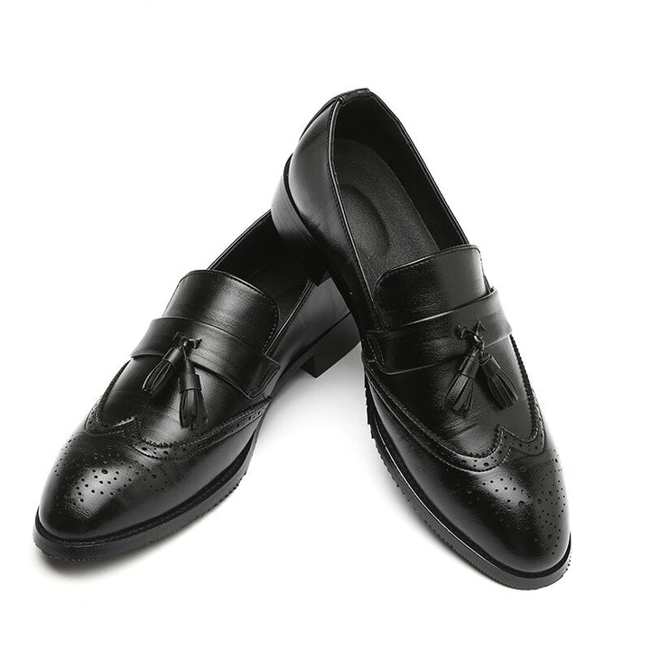 The T93 - Classic Wingtip Leather Tassel Loafers For Men