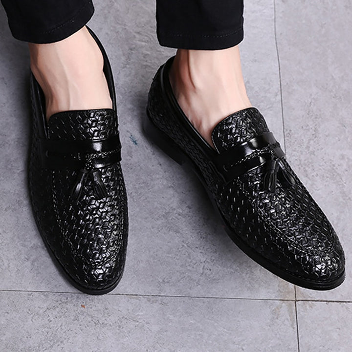 Lo Stilista - Luxury Italian Style Tassel Leather Loafers For Men