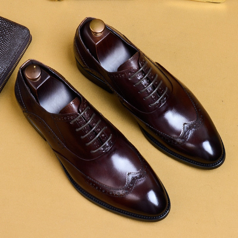 La Finezza 2 - Formal Dress Shoes Genuine Leather Oxfords For Men - Ashour Shoes