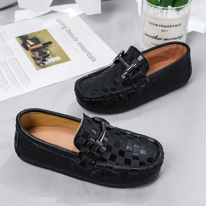 Luxury Leather Loafers For Kids - Children's Loafers - Ashour Shoes