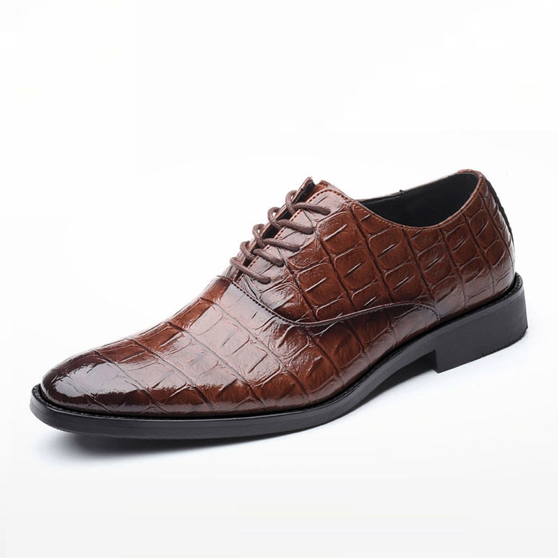 The contrast Oxfords - Classic Men's Leather Shoes