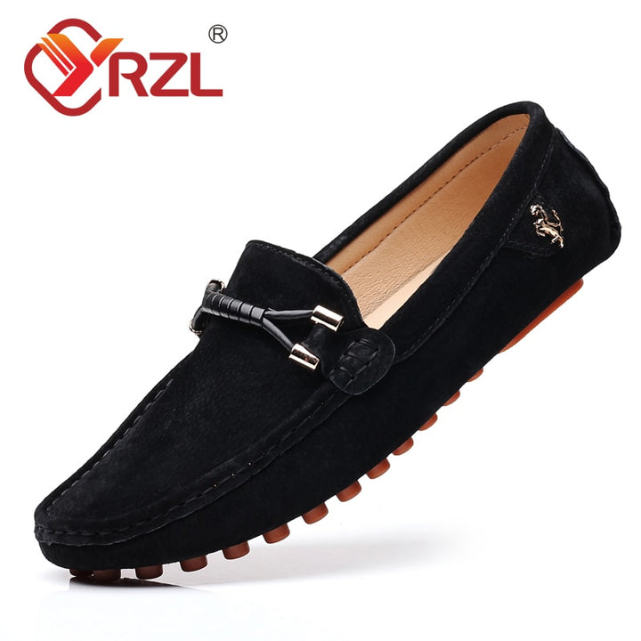 the YRZIL - Classic Men's Moccasins Loafers - Ashour Shoes