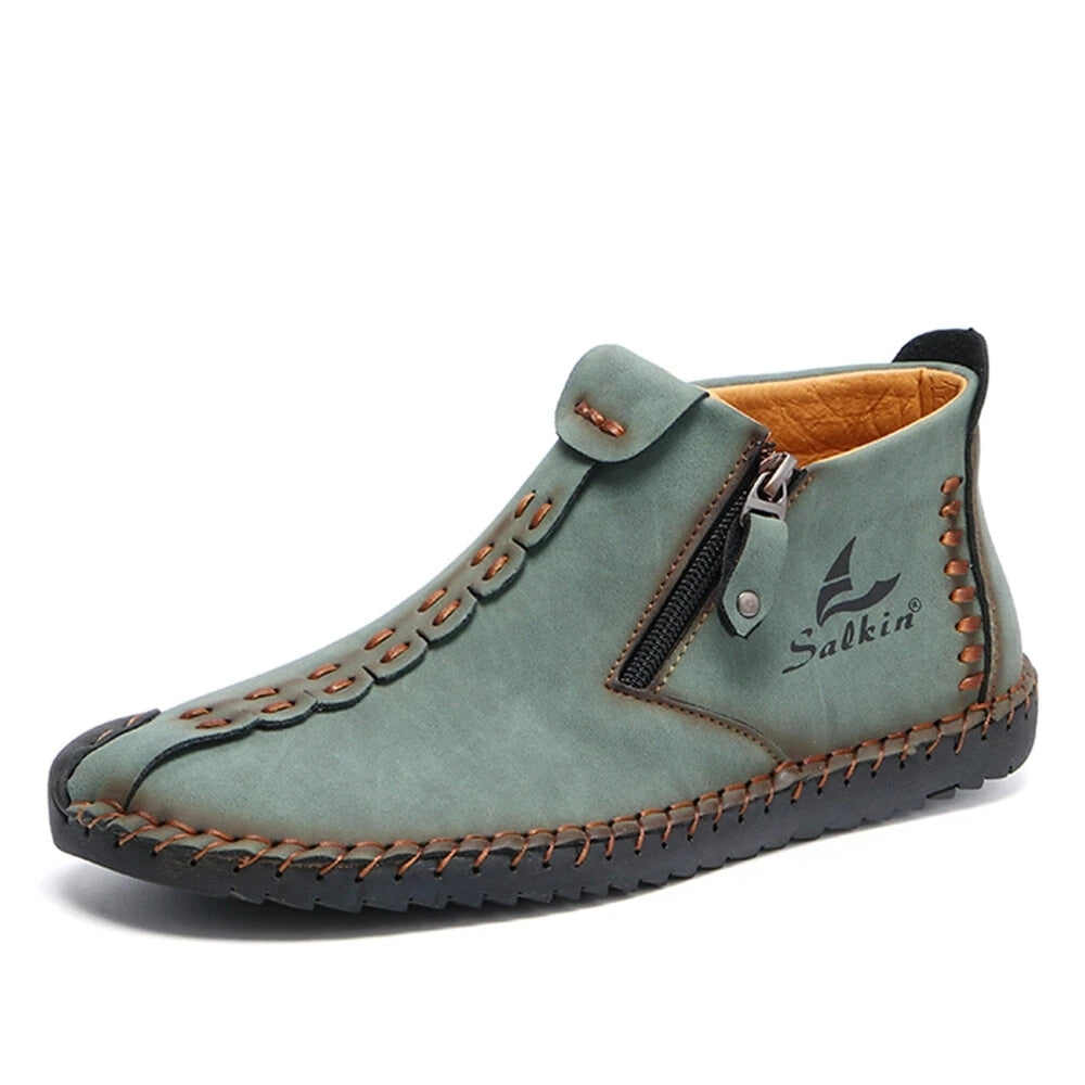 The Jungla Boots - Hand-stitched Eco Leather Boots For Men