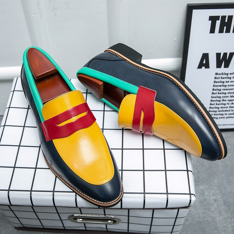 The Ardito Loafer - Multicolor unique style loafers for men - Ashour Shoes