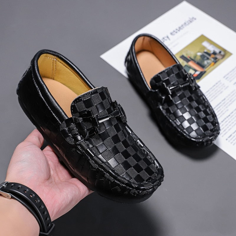 Luxury Leather Loafers For Kids - Children's Loafers - Ashour Shoes