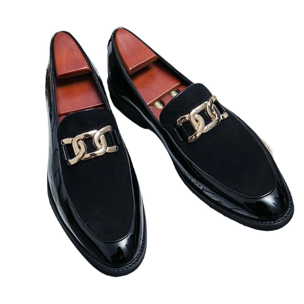 The Roveleto - Italian Fashion style Leather Loafers For Men - Ashour Shoes