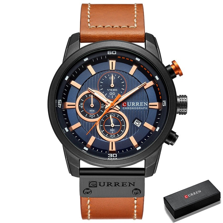 The CURREN- Elegant Design Handmade Luxury Watch For Men (limited time) - Ashour Shoes