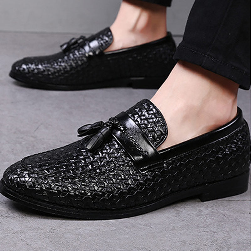 Lo Stilista - Luxury Italian Style Tassel Leather Loafers For Men - Ashour Shoes