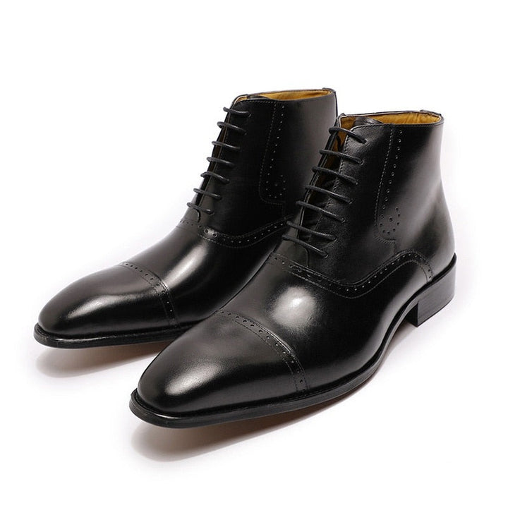 The Fazona - Classic Leather Boots For Men