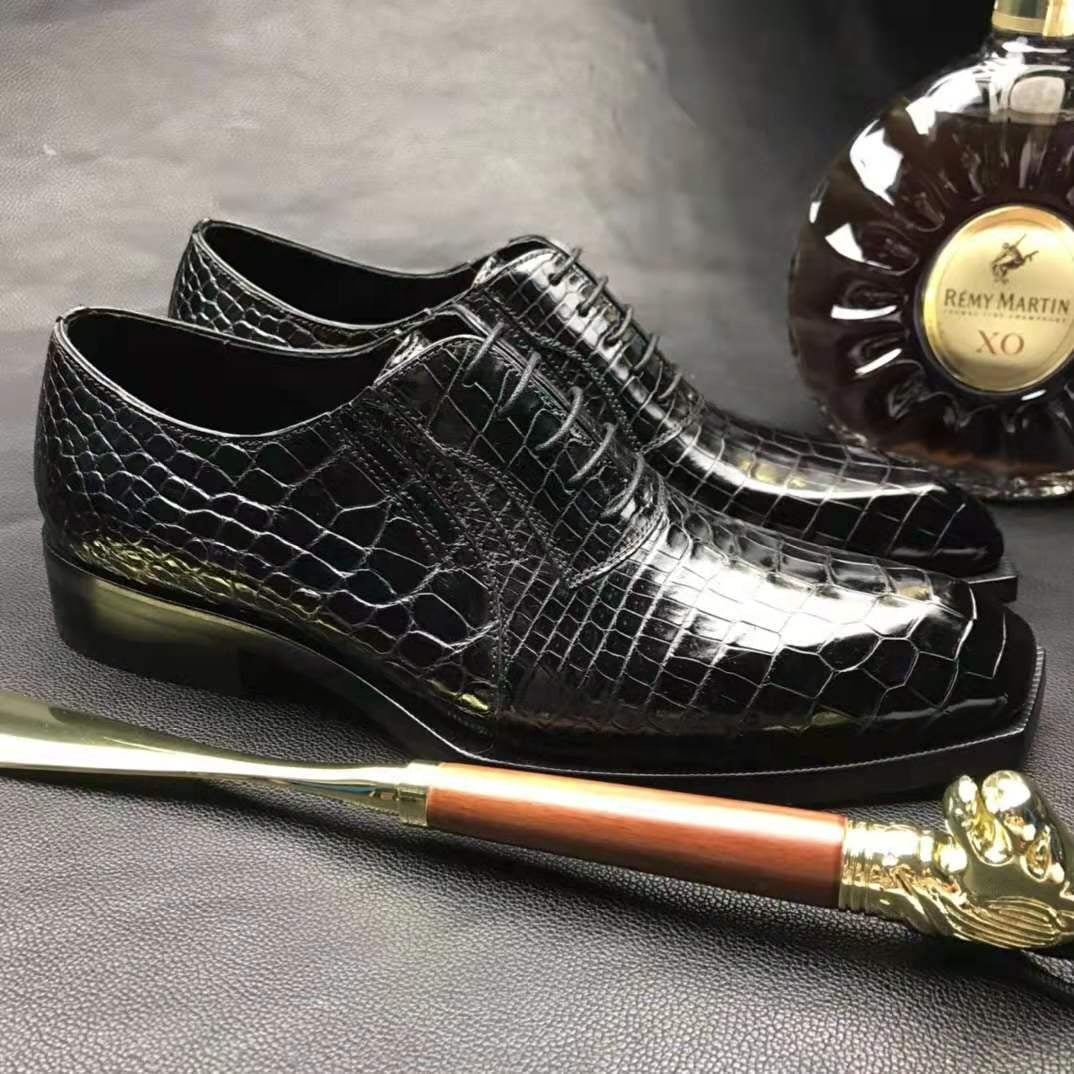 The Rettile - High-end Real Crocodile Leather Dress Shoes