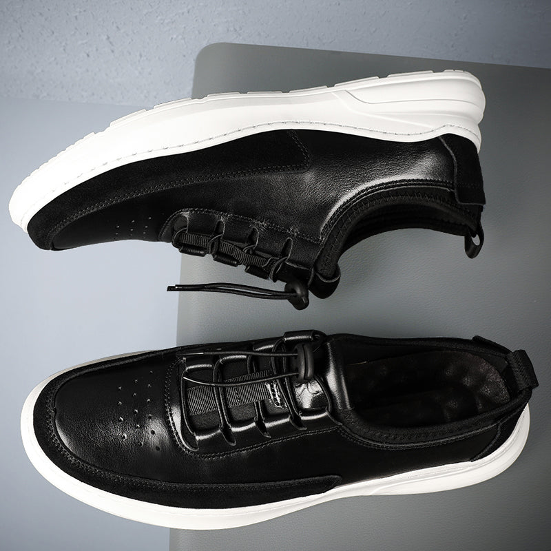 The Lombardo - Genuine Leather Casual Sneakers For Men - Ashour Shoes