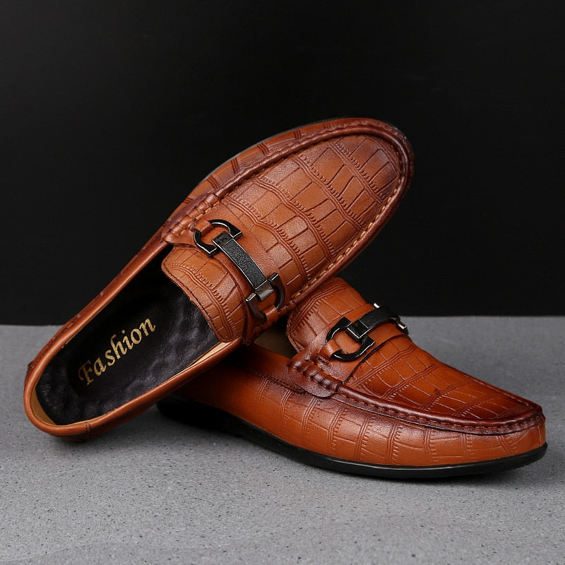 The Testa - Leather Loafers For Men - Ashour Shoes