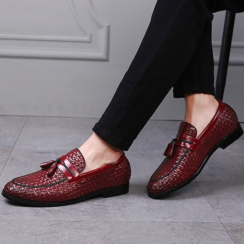 Lo Stilista - Luxury Italian Style Tassel Leather Loafers For Men