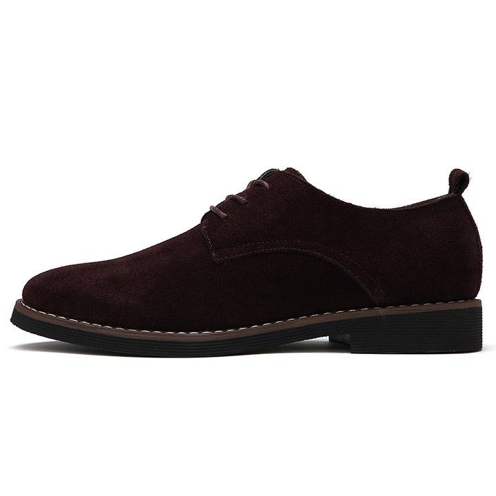 The Roxida - Suede Leather Oxford Shoes For Men - Ashour Shoes