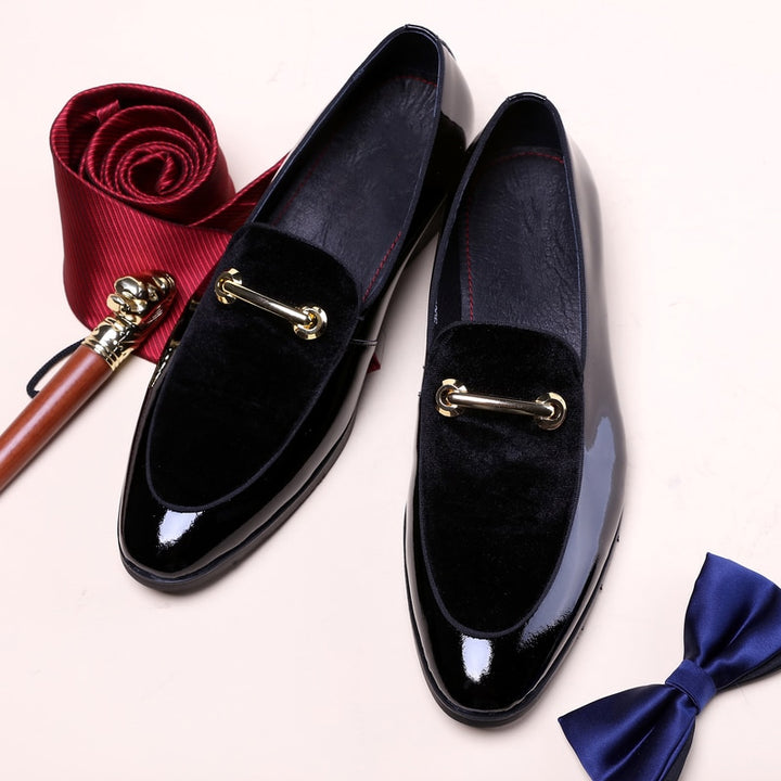 il Lusso - Patent Leather Loafers/Moccasins for Men( Best seller) - Ashour Shoes