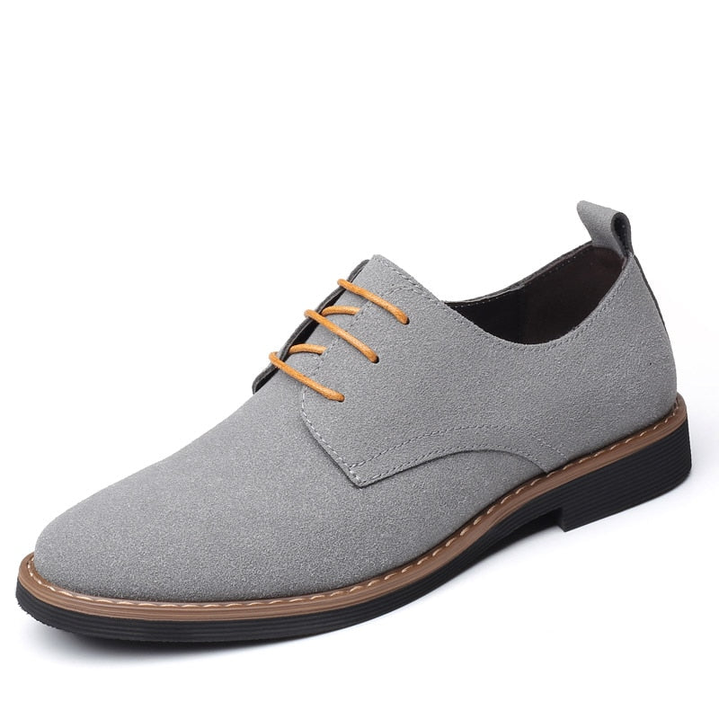 The Roxida - Suede Leather Oxford Shoes For Men - Ashour Shoes