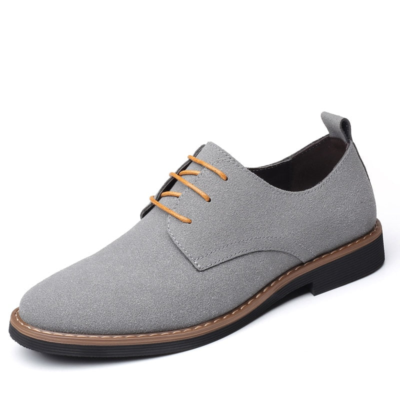 The Roxida - Suede Leather Oxford Shoes For Men