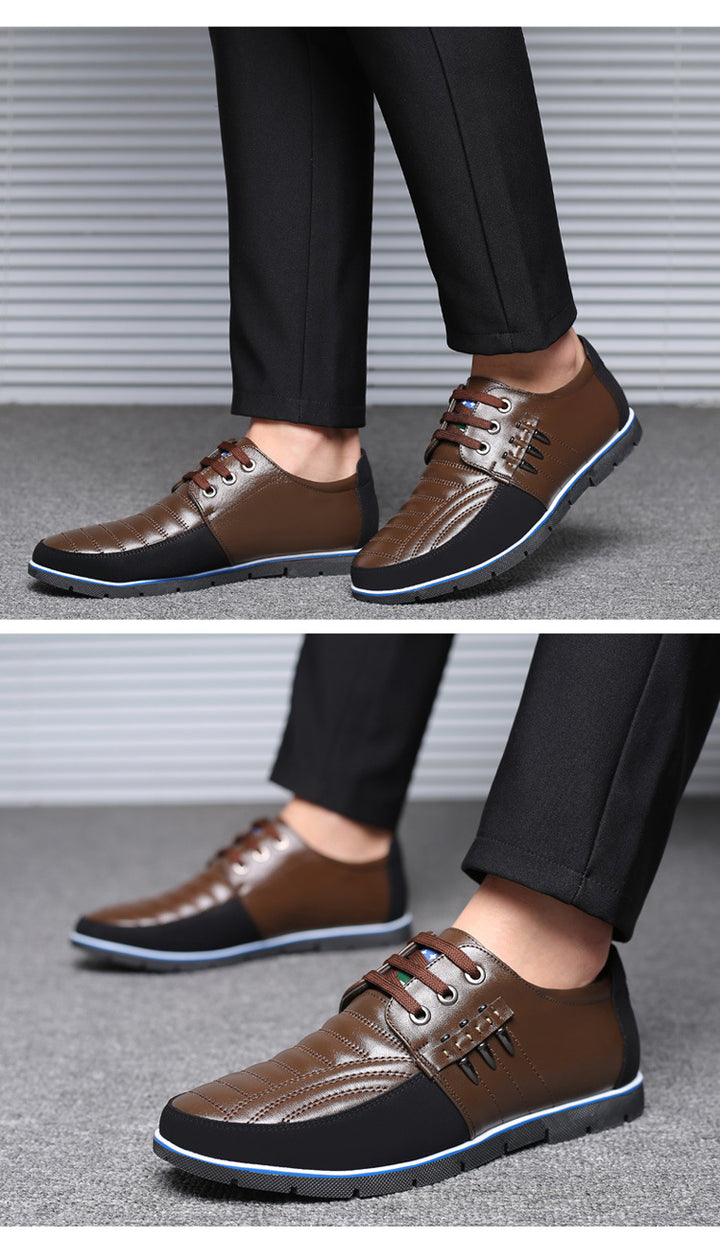 The Santoni - Genuine Leather Sneakers - Ashour Shoes