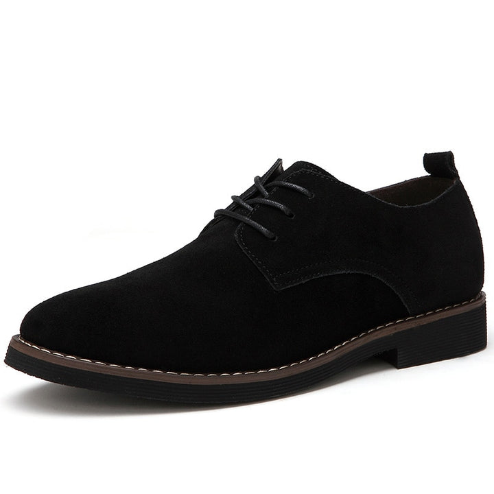 The Roxida - Suede Leather Oxford Shoes For Men - Ashour Shoes