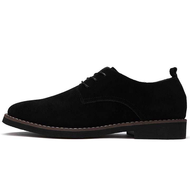 The Roxida - Suede Leather Oxford Shoes For Men - Ashour Shoes