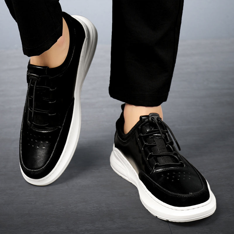 The Lombardo - Genuine Leather Casual Sneakers For Men - Ashour Shoes