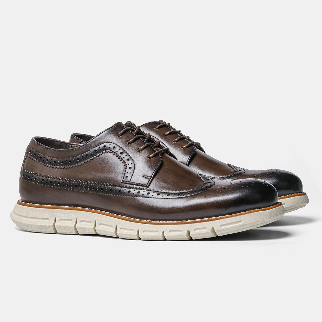 Tirolese - Leather brogue Dress Sneakers For Men (Oxford Inspired) - Ashour Shoes