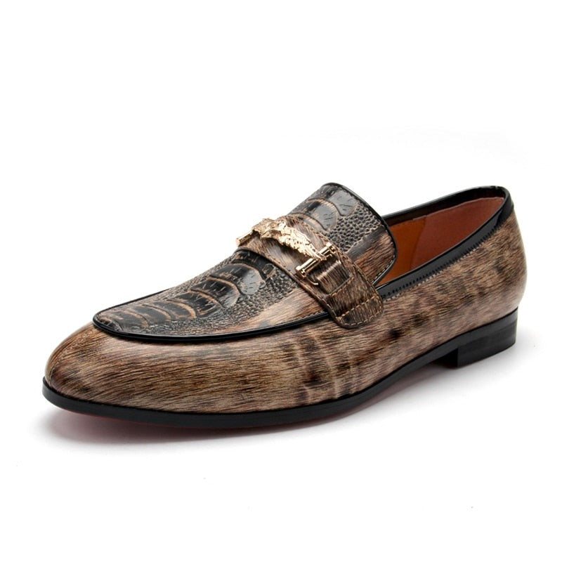 il legno - Italian style leather loafers for men