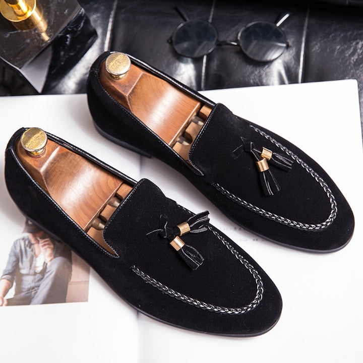 il Lusso 2 - Italian Style Patent Leather Loafers for Men - Ashour Shoes