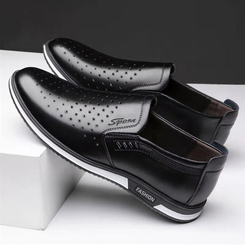 The Nova - Leather Casual Moccasins For Men - Ashour Shoes