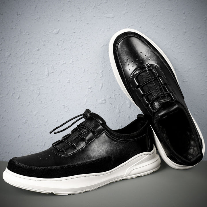 The Lombardo - Genuine Leather Casual Sneakers For Men - Ashour Shoes